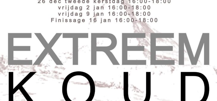 Wintersalon “Extreem koud”