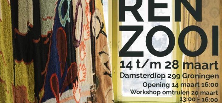 ”Klerenzooi” met werk van Rixt de Boer, zat 14/3 va 16u, vrij 20/3 13-16u, zat 28/3 15-19u