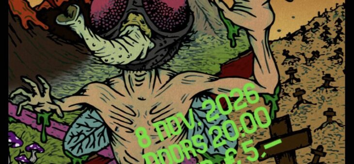 Sunday Nov 8th +/- 9pm (doors 8pm) concert Wet Cactus (Spanish stoner, doom, heavy psych)